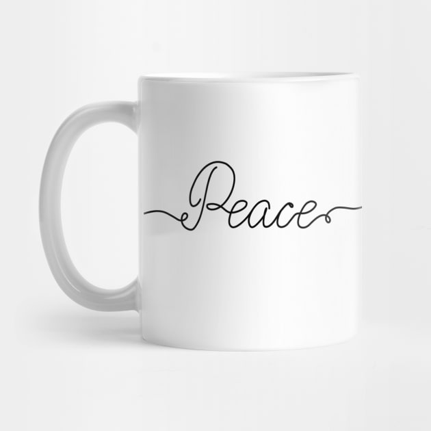 Peace lettering by DanielK